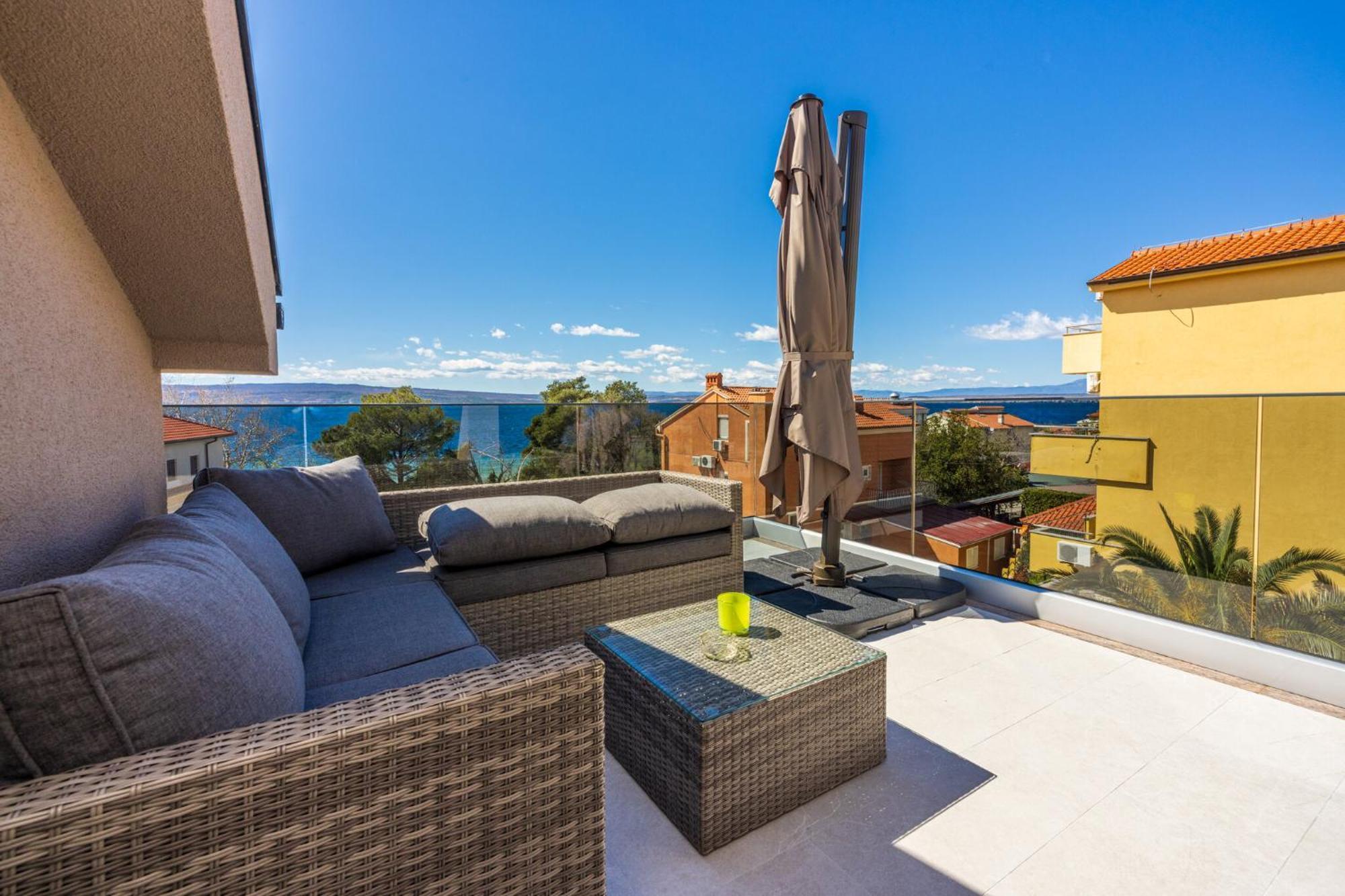 Villa Vadaga Crikvenica Esterno foto